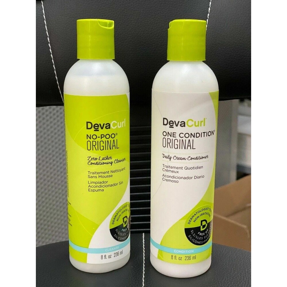 DevaCurl Original No Poo Shampoo And One Condition 8 oz Duo